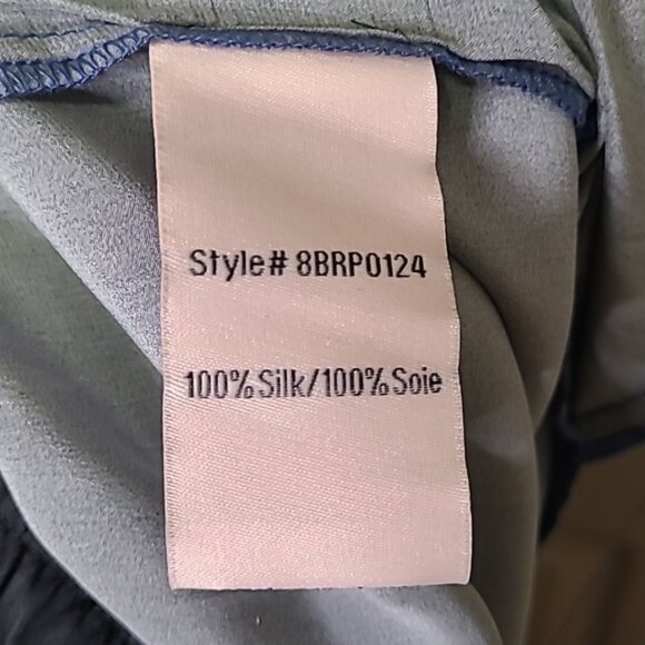 NWT Badgley Mischka silk leisure pants size large - Picture 8 of 8